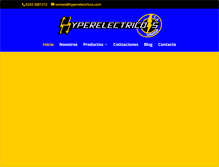 Tablet Screenshot of hyperelectricos.com